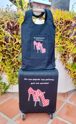 Juego de funda de maleta y bolso