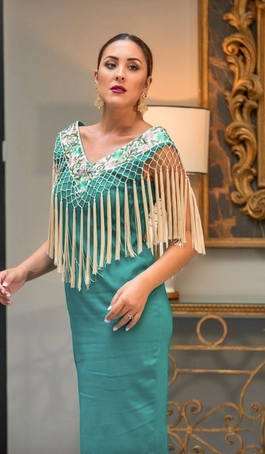 Vestido Lentisco verde aqua