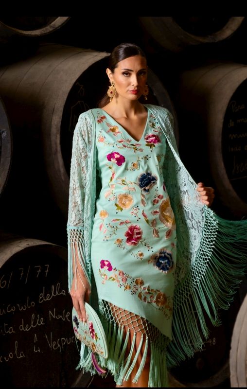 Chaqueta de emcaje verde agua 