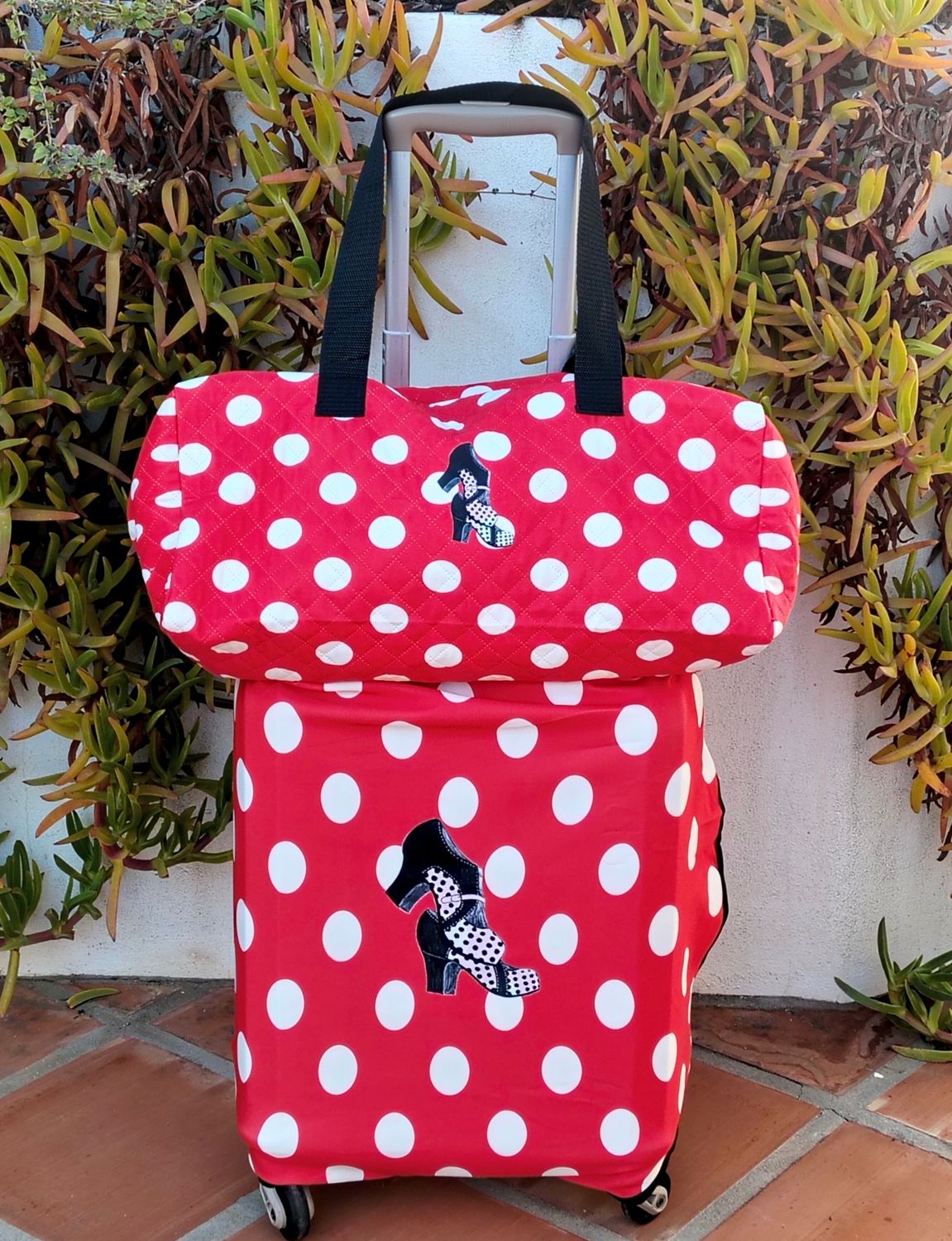 Juego de funda de maleta y bolso