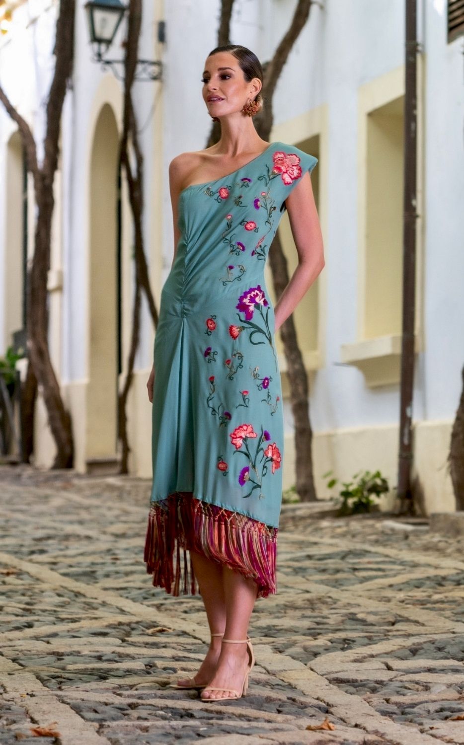 Vestido Clavel verde