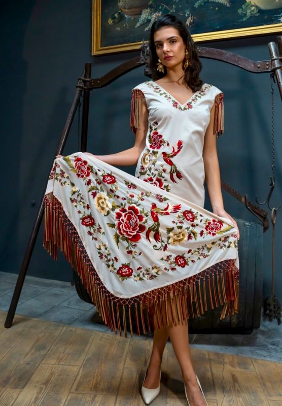 Mantón flamenco