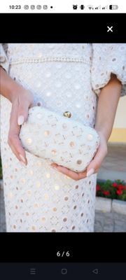 Bolso espejo beige. Preventa 