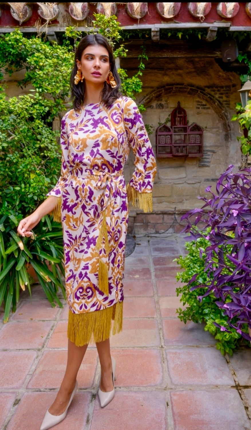 Vestido Mercedes floreado 