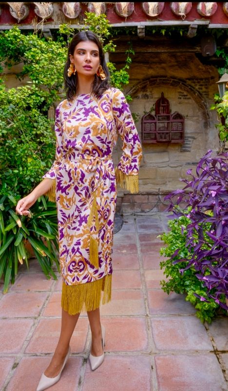 Vestido Mercedes floreado 