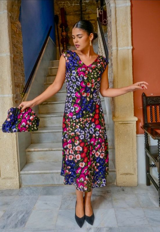 Vestido floreado