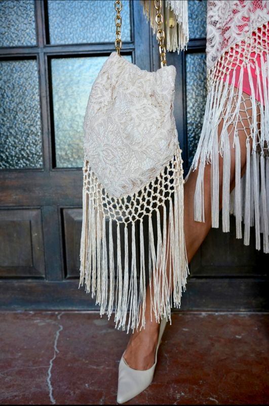 Bolso saeta marfil. Preventa 