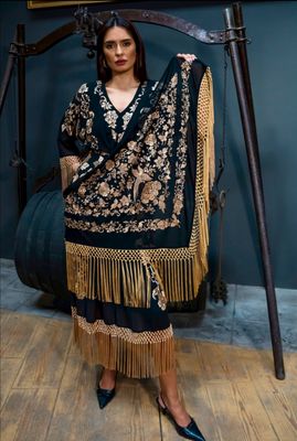 Mantón manila negro. Preventa 