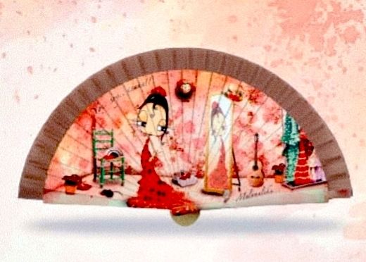 Abanico "yo soy esa"...🎶💃