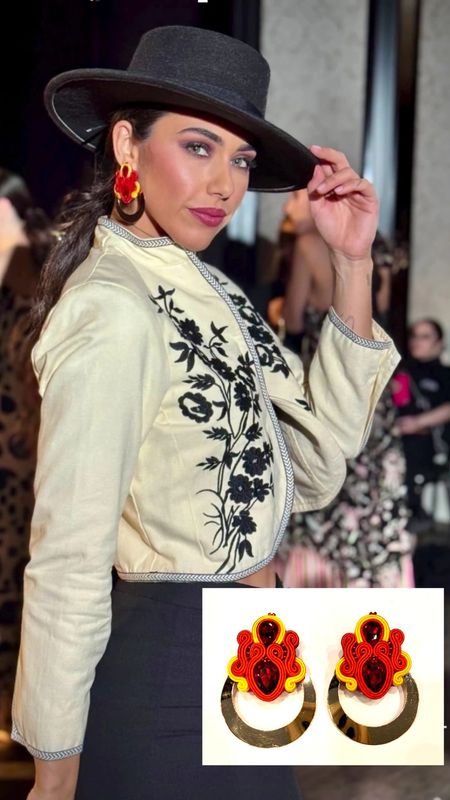 Pendientes artesanales: España ❤️