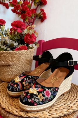 Esparteñas Dalia negras