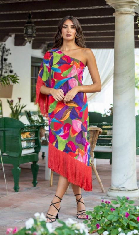 Vestido tropical