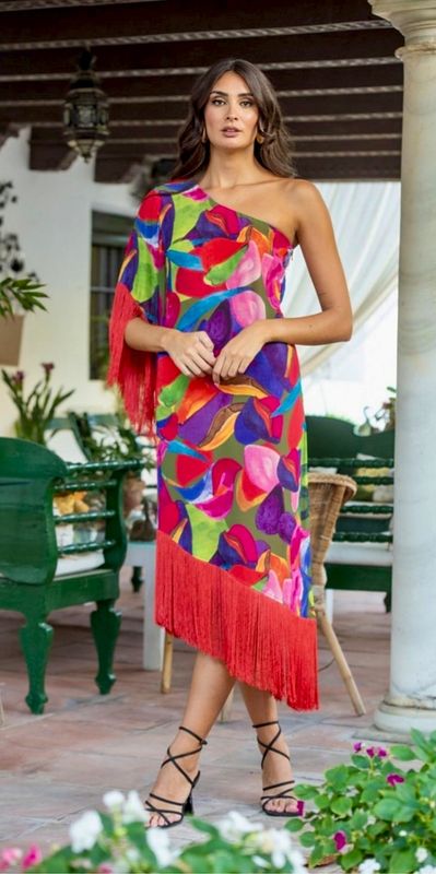 Vestido tropical