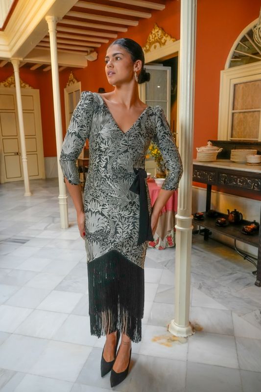 Vestido suspiro negro