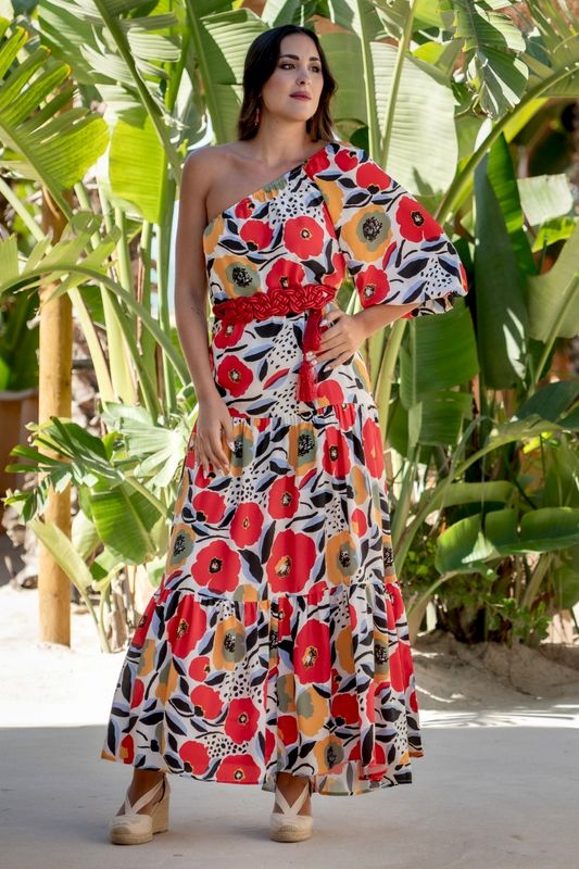 Vestido amapolas