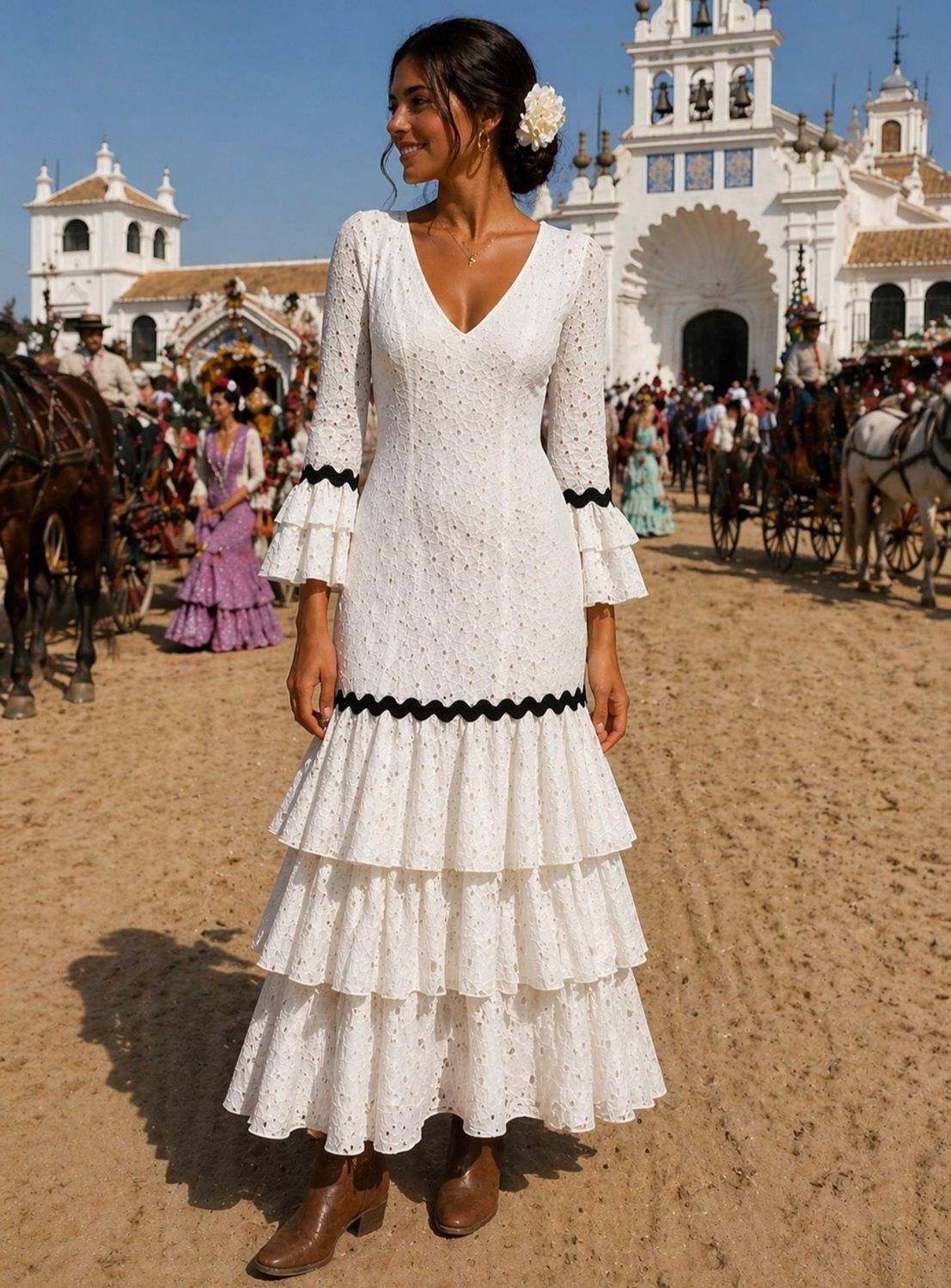 Vestido Modelo Andaluz