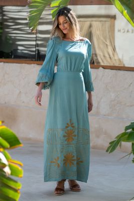 Vestido Marismas Azul
