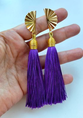 Pendientes buganvilla 