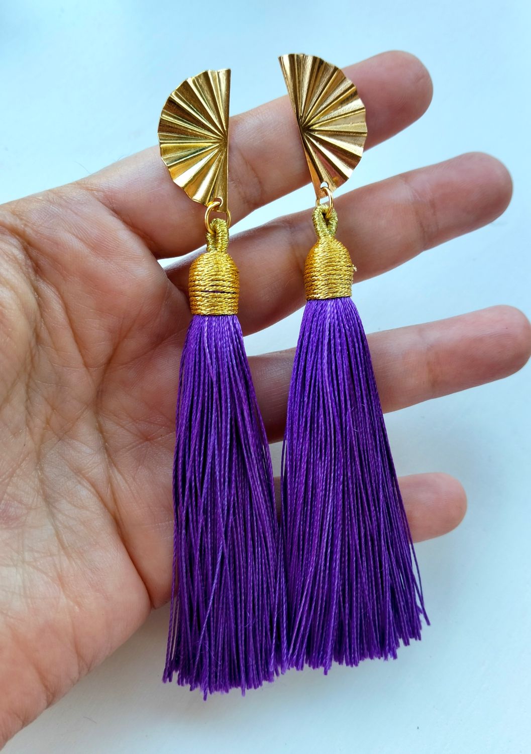 Pendientes buganvilla 
