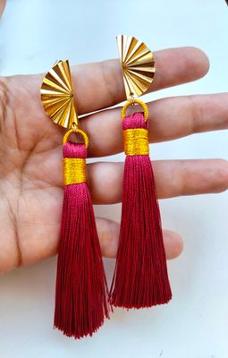 Pendientes rojos