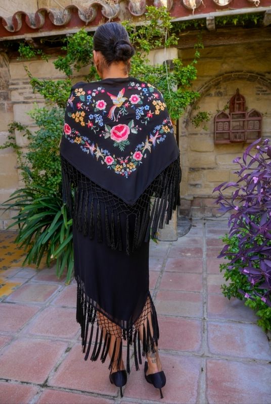 Conjunto Mantón Dalia + Esparteñas