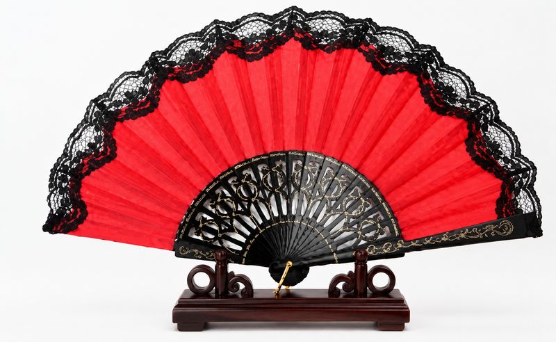 Abanico rojo