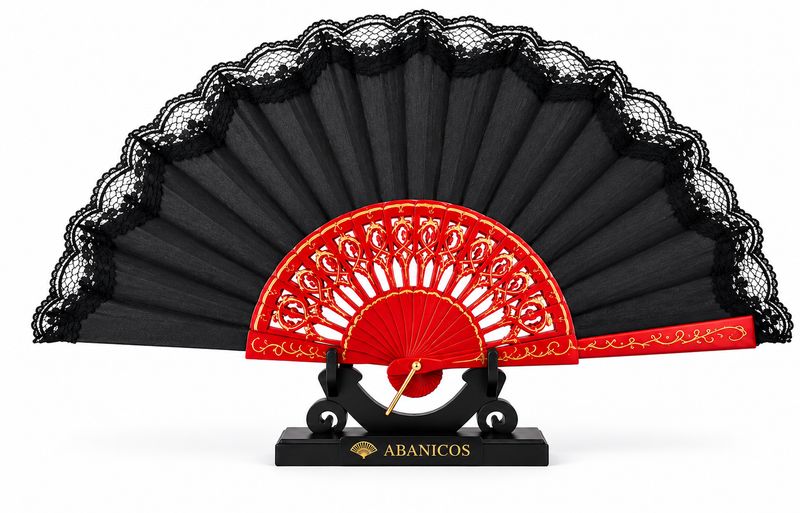 Abanico negro