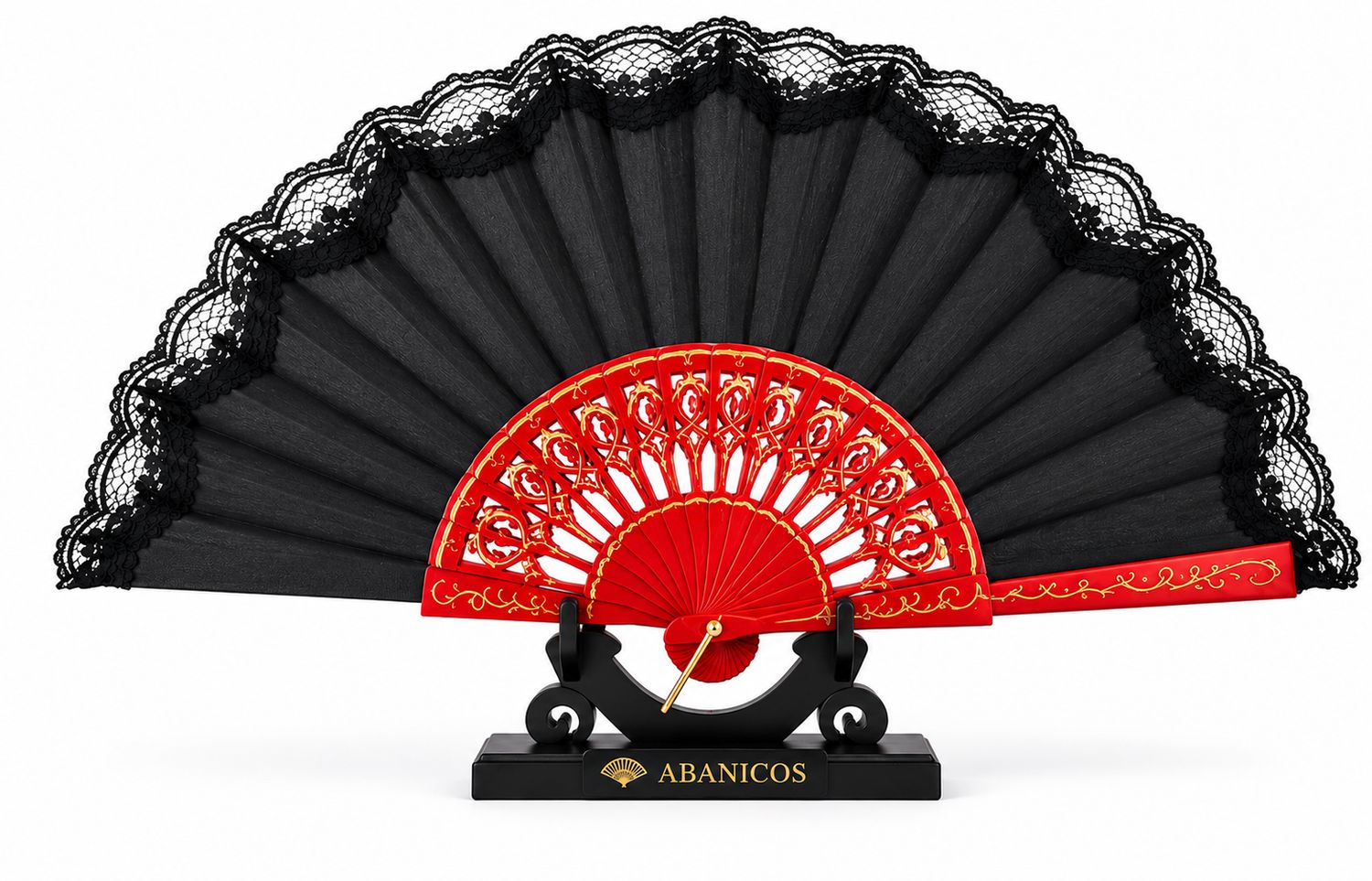 Abanico negro