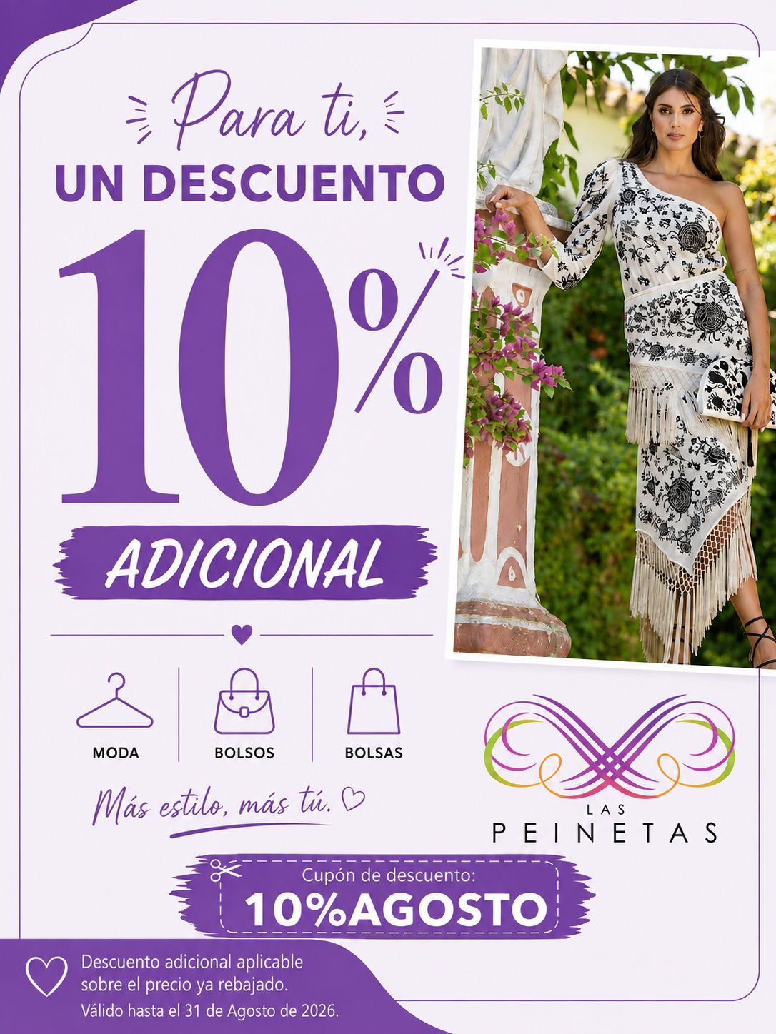 Cupón de descuento: 10%AGOSTO
