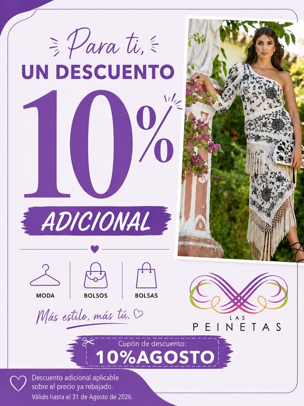 Cupón de descuento: 10%AGOSTO