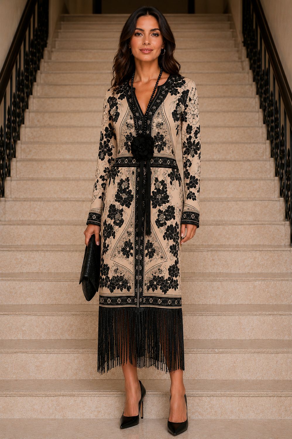 Vestido con flecos Malalá 