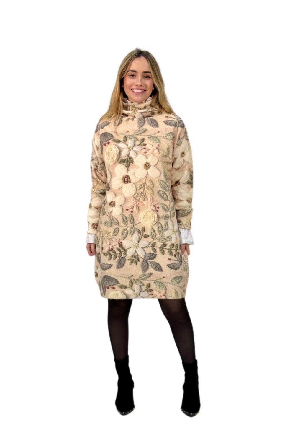 Vestido Jersey beige 