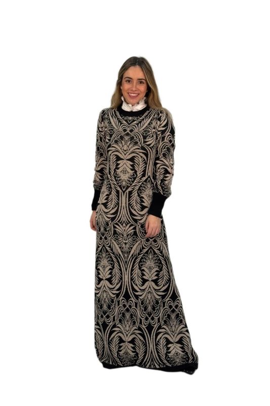 Vestido Ornamental Negro 
