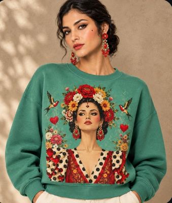 Sudadera imagen flamenca 