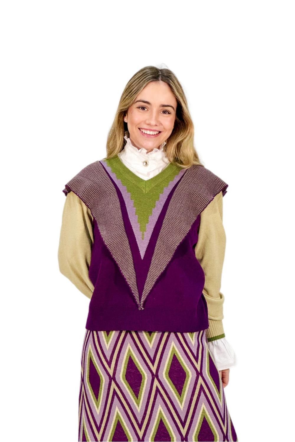 Jersey Rombo malva