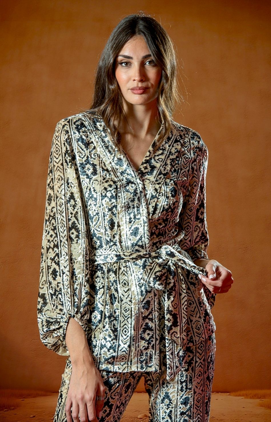 Chaqueta Velvet beige
