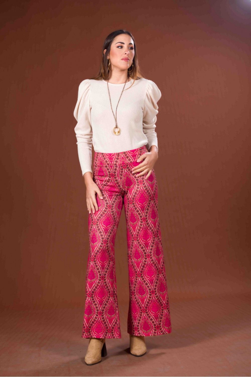 Pantalón fucsia 