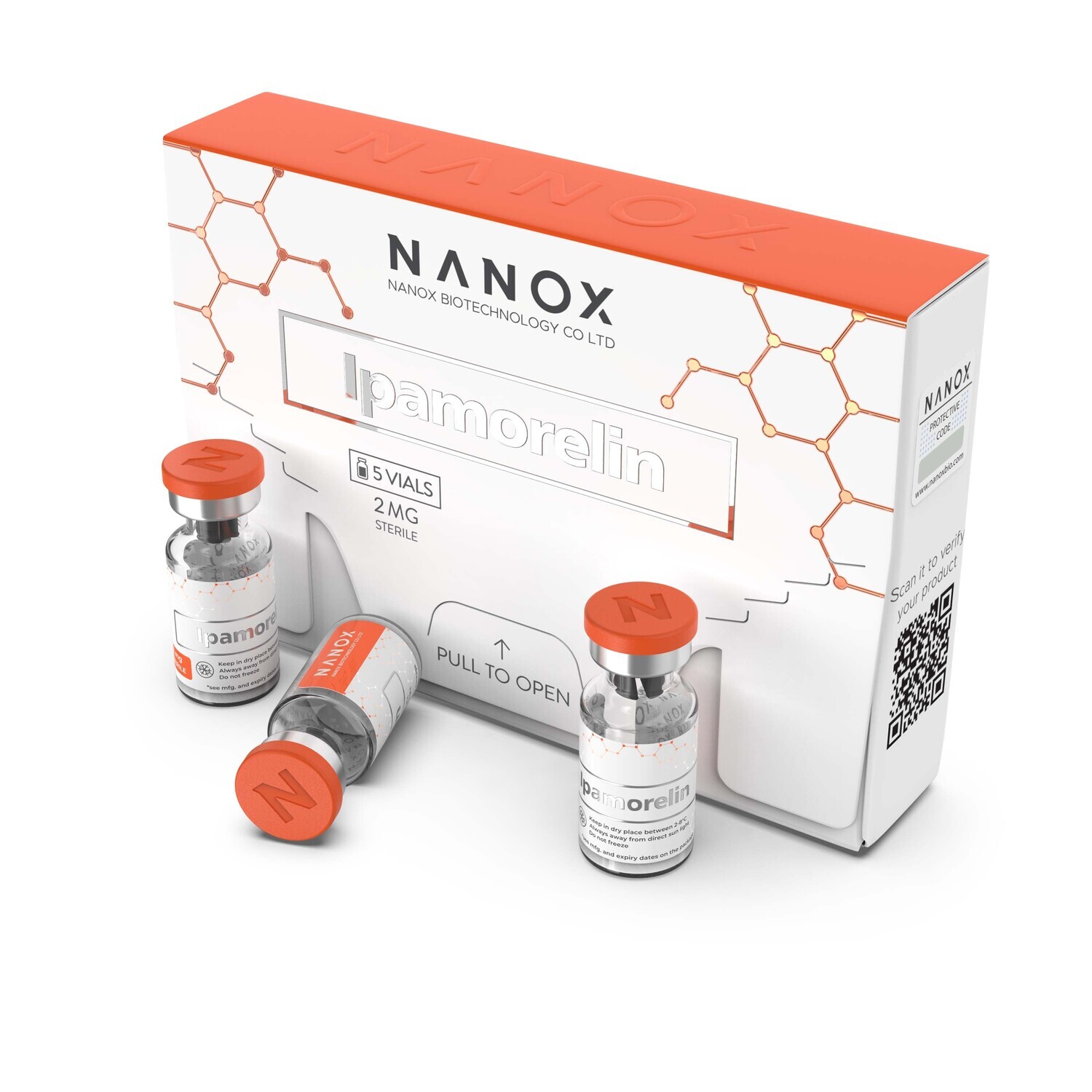 Ipamorelin, 2mg пептид от NANOX