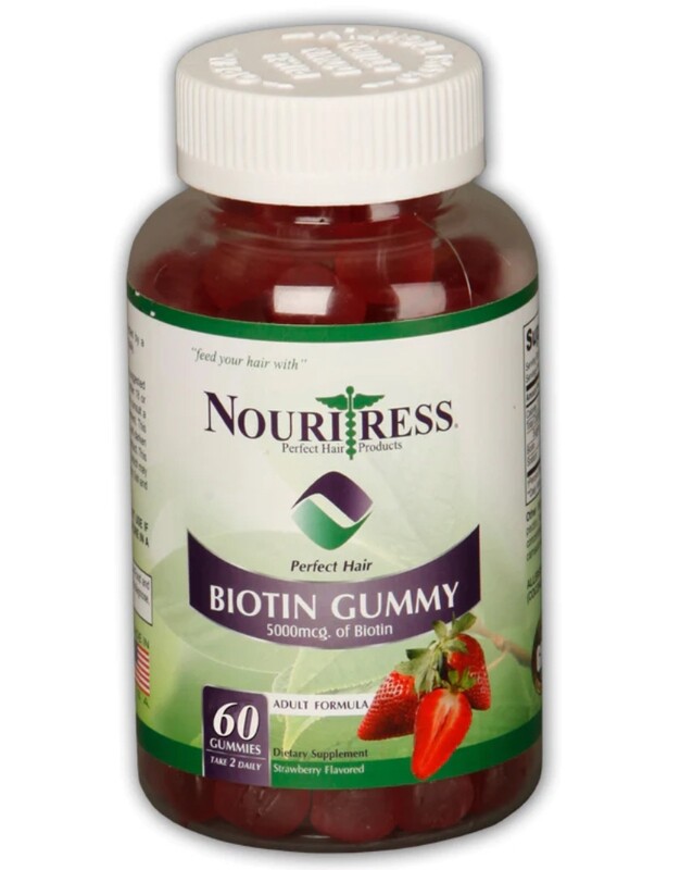 Nouritress Biotin Gummy 60 Ct