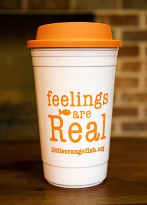 feelings are Real / 16 oz. Thermos