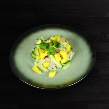 Tartare de daurade et mangue