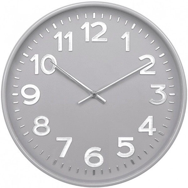Часы настенные Мегаполис серый, 30.5 см