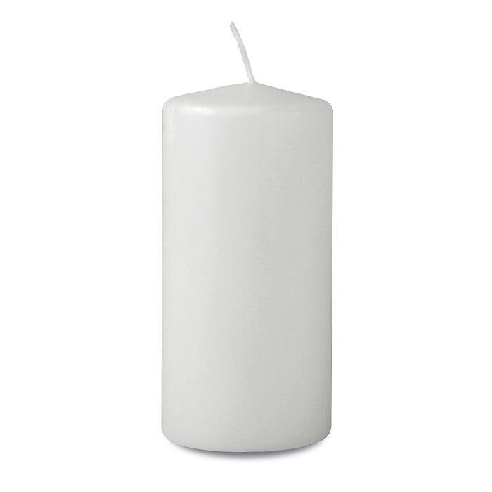 Свеча столбик белая 6*12.5 см