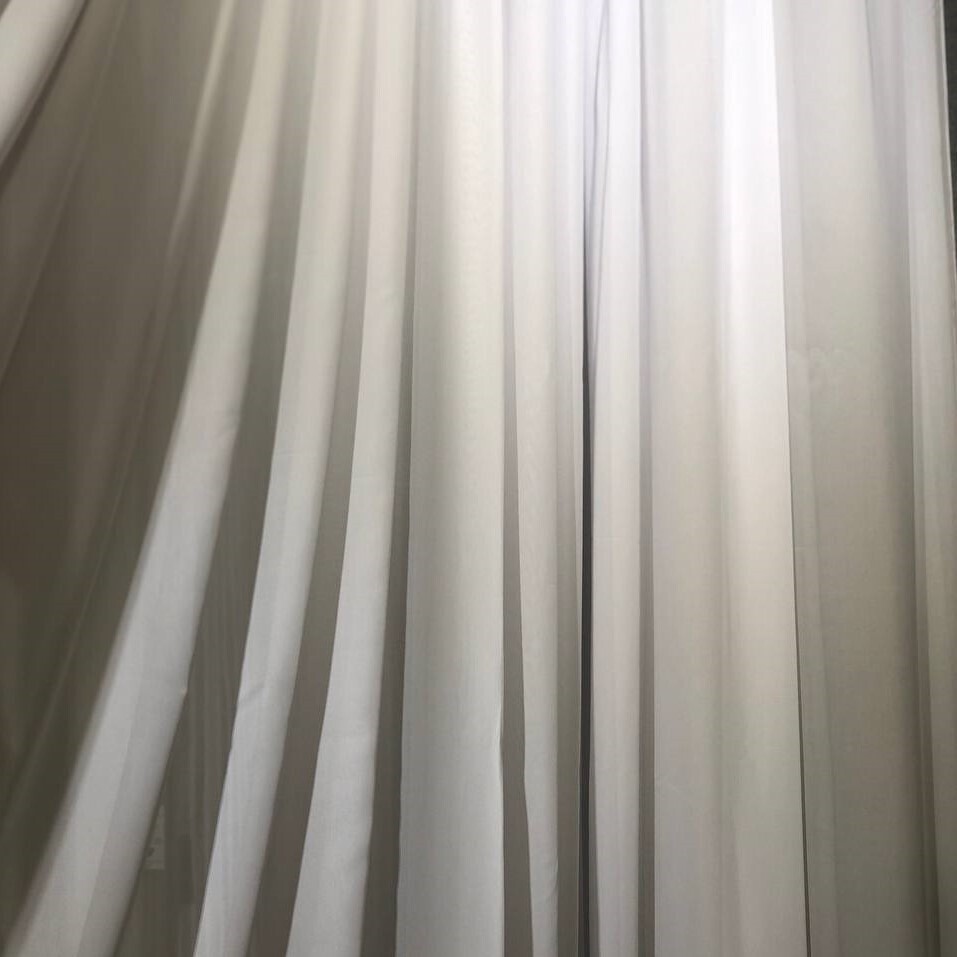 Прозрачная штора из бамбука белая 400*270 см