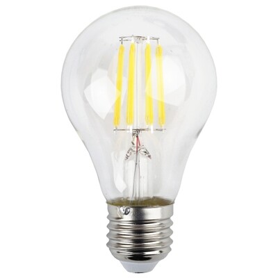 Лампа светодиодная в форме груши Е27, 9 Вт филамент, нейтральный белый свет