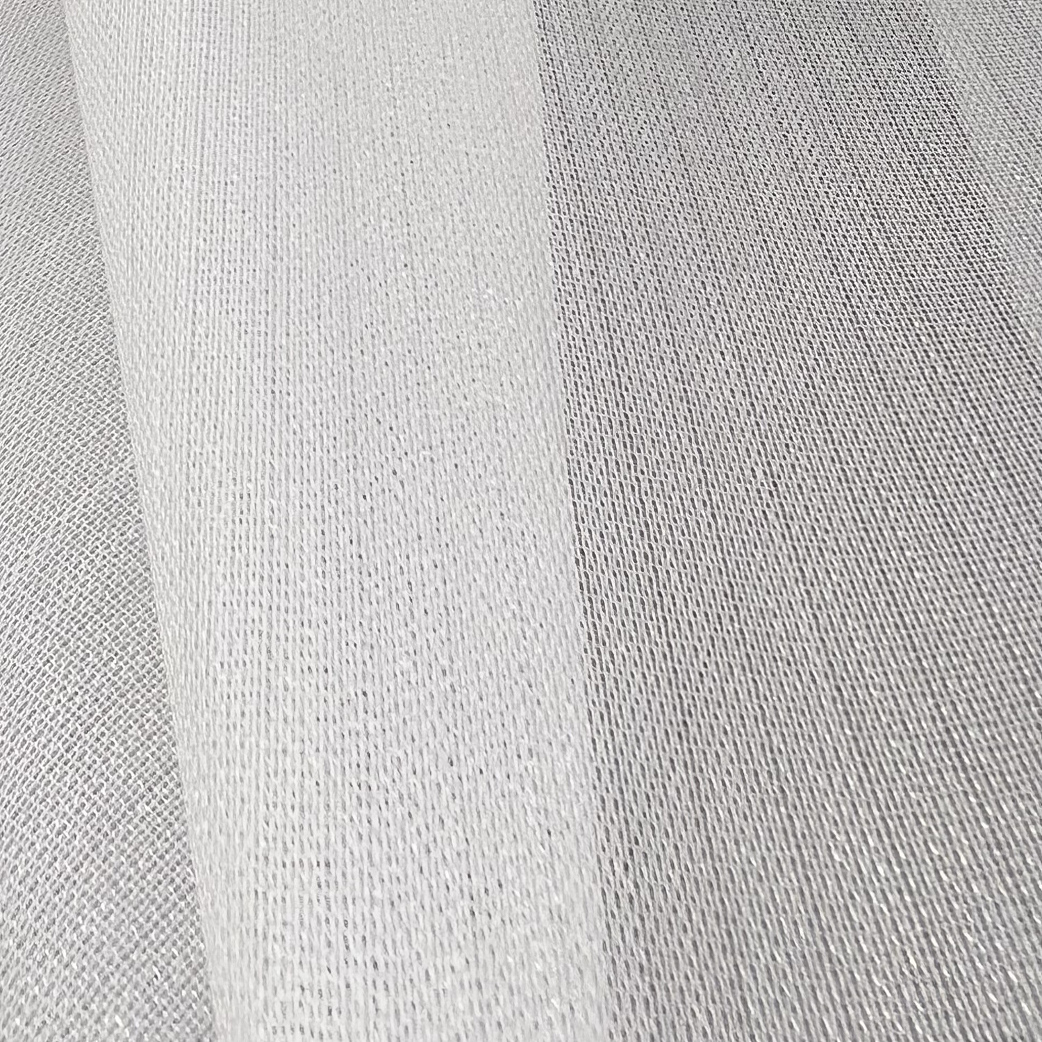 Прозрачная штора сетчатая под лен кремовая 300*290 см