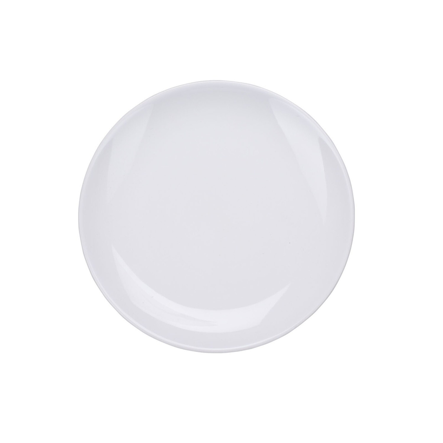 Тарелка из керамики белая 21 см