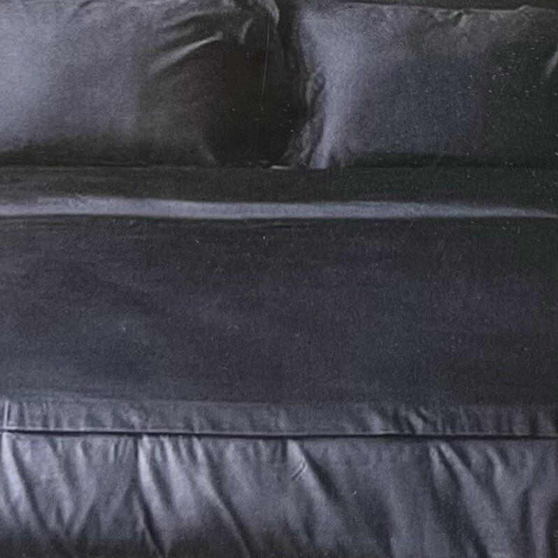 Комплект однотонного постельного белья из сатина 2 спальный