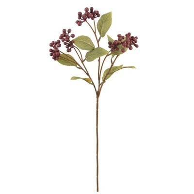 Растение искусственное Ветка с ягодами 53 см