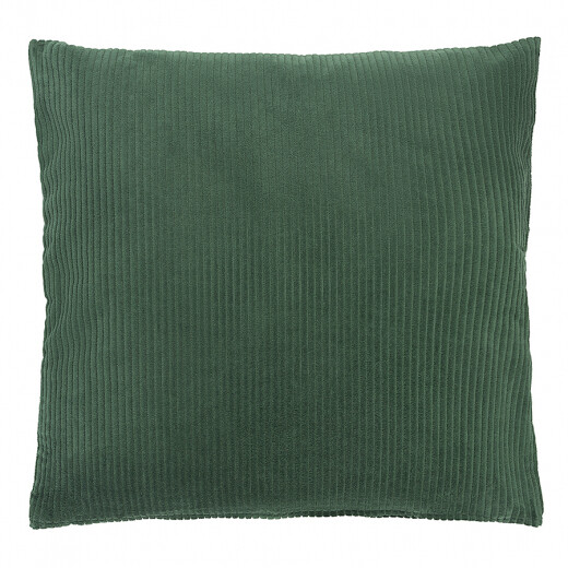 Вельветовый чехол на подушку зеленого цвета 45*45 см